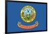 Idaho State Flag-Lantern Press-Framed Art Print