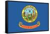 Idaho State Flag-Lantern Press-Framed Stretched Canvas