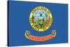 Idaho State Flag-Lantern Press-Stretched Canvas