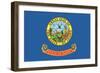 Idaho State Flag-Lantern Press-Framed Art Print
