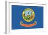 Idaho State Flag-Lantern Press-Framed Art Print