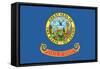 Idaho State Flag-Lantern Press-Framed Stretched Canvas