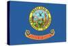 Idaho State Flag-Lantern Press-Stretched Canvas