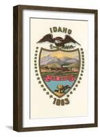 Idaho State Seal-null-Framed Art Print