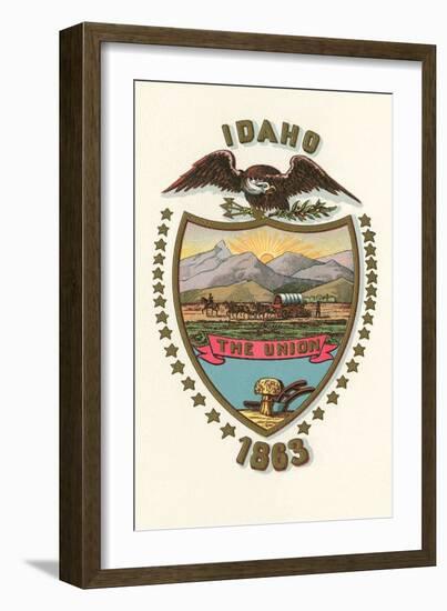 Idaho State Seal-null-Framed Art Print