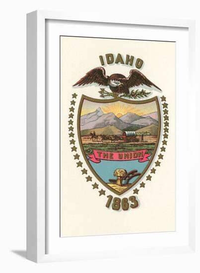 Idaho State Seal-null-Framed Art Print