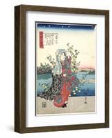 Ide in Yamashiro Province, 1843-1847-Utagawa Hiroshige-Framed Giclee Print