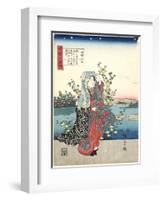 Ide in Yamashiro Province, 1843-1847-Utagawa Hiroshige-Framed Giclee Print