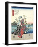 Ide in Yamashiro Province, 1843-1847-Utagawa Hiroshige-Framed Giclee Print