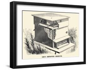 Ide's Improved Beehive-null-Framed Art Print