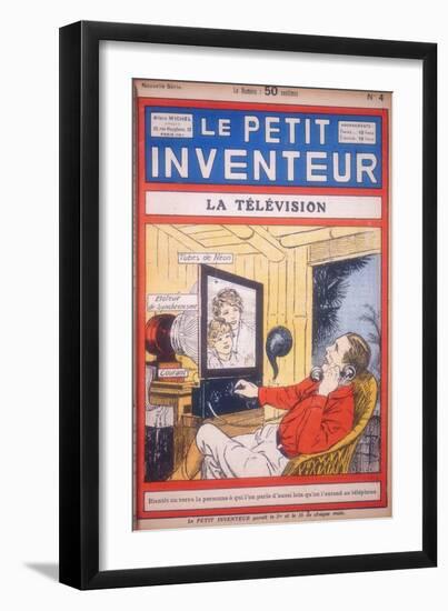 Idea for a Video-Phone Using Neon Tubes to Give the Picture Display, C1927-null-Framed Giclee Print