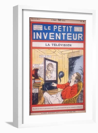 Idea for a Video-Phone Using Neon Tubes to Give the Picture Display, C1927-null-Framed Giclee Print