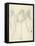 Idea for 'La Belle Dame Sans Merci' (Pencil on Paper) (See also 200312)-Elizabeth Eleanor Siddal-Framed Stretched Canvas