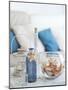 Idea of Interior Decoration with Starfishes and Glass Bottles-alenkasm-Mounted Photographic Print