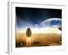 Idea Taken from Star Trek - Project Turns Dead and Lifeless Planets into Green Earth-Like Habitats-null-Framed Photographic Print