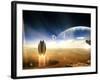 Idea Taken from Star Trek - Project Turns Dead and Lifeless Planets into Green Earth-Like Habitats-null-Framed Photographic Print