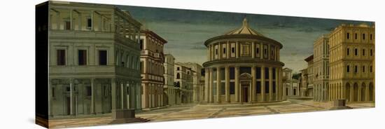 Ideal City, named the City of God.-Piero Della Francesca-Stretched Canvas