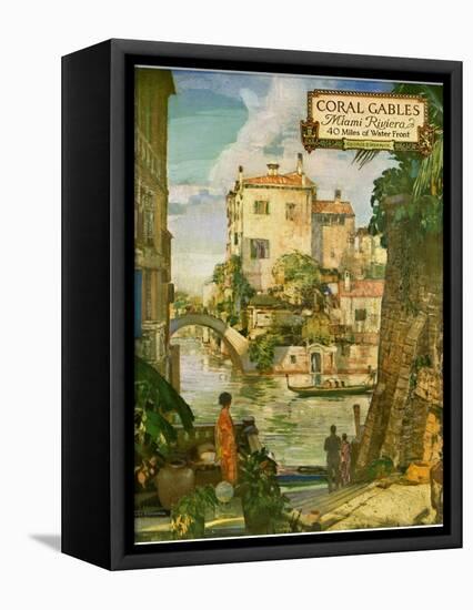 “Ideal Florida Homes at Coral Gables, 1926-null-Framed Stretched Canvas