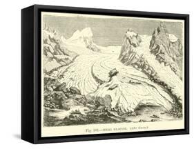 Ideal Glacier-null-Framed Stretched Canvas