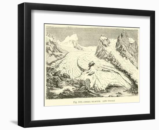 Ideal Glacier-null-Framed Giclee Print