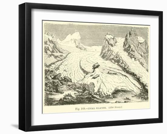 Ideal Glacier-null-Framed Giclee Print