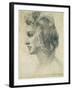 Ideal Head of a Woman, 1526-Michelangelo Buonarroti-Framed Giclee Print