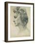 Ideal Head of a Woman, 1526-Michelangelo Buonarroti-Framed Giclee Print