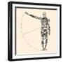 Ideal Human Proportion that Governs the Universe. the Making of Humans.-RYGER-Framed Art Print