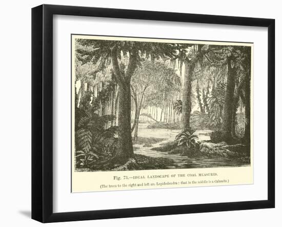 Ideal Landscape of the Coal Measures-null-Framed Giclee Print