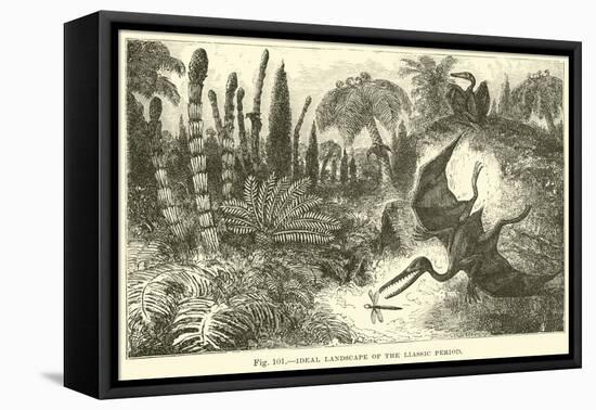 Ideal Landscape of the Liassic Period-null-Framed Stretched Canvas