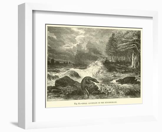 Ideal Landscape of the Muschelkalk-null-Framed Giclee Print