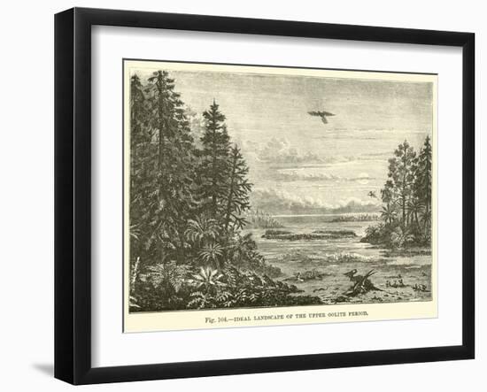 Ideal Landscape of the Upper Oolite Period-null-Framed Giclee Print