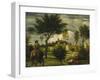 Ideal Landscape with Horseman, C. 1822-Woldemar Friedrich Olivier-Framed Giclee Print