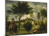 Ideal Landscape with Horseman, C. 1822-Woldemar Friedrich Olivier-Mounted Giclee Print