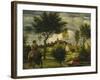 Ideal Landscape with Horseman, C. 1822-Woldemar Friedrich Olivier-Framed Giclee Print