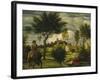 Ideal Landscape with Horseman, C. 1822-Woldemar Friedrich Olivier-Framed Giclee Print