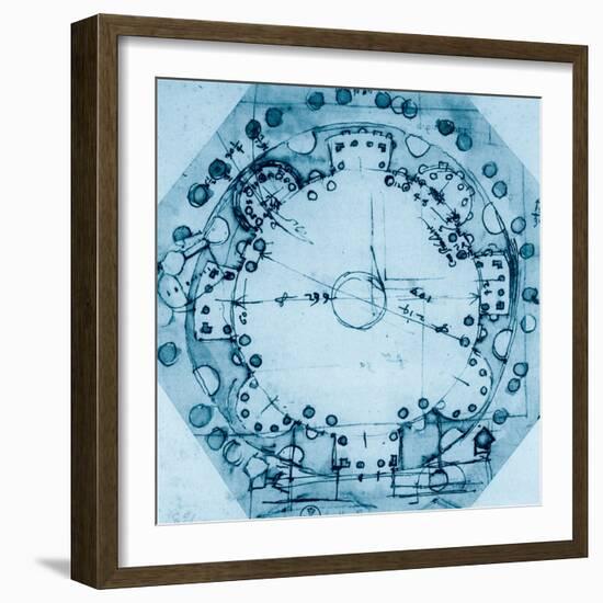 Ideal Plan-Baldassare Peruzzi-Framed Art Print