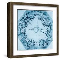 Ideal Plan-Baldassare Peruzzi-Framed Art Print