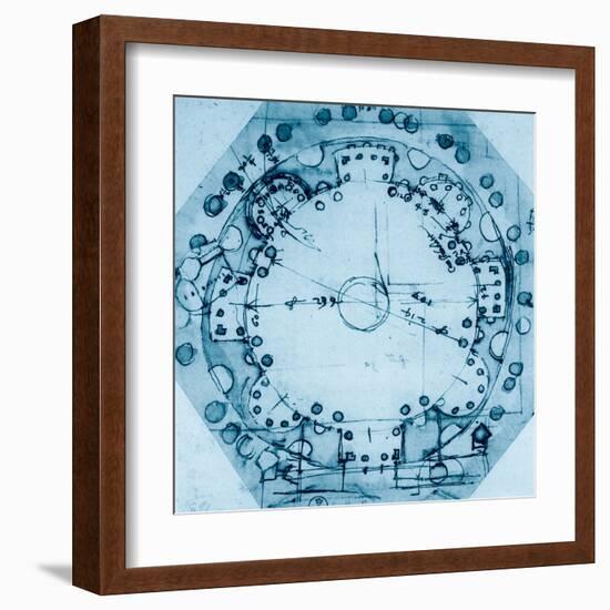 Ideal Plan-Baldassare Peruzzi-Framed Art Print