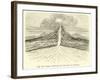 Ideal Section of Volcano in Action-null-Framed Giclee Print