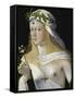 Idealized Portrait of a Courtesan as Flora, about 1520/25-Bartolomeo Veneto-Framed Stretched Canvas