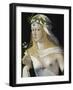 Idealized Portrait of a Courtesan as Flora, about 1520/25-Bartolomeo Veneto-Framed Giclee Print