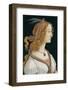 Idealized Portrait of a Lady (Portrait of Simonetta Vespucci as Nymph), 1480-Sandro Botticelli-Framed Art Print