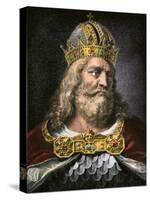 Idealized Portrait of Charlemagne-null-Stretched Canvas