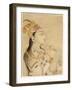 Idealized Portrait of the Mughal Empress Nur Jahan-Mughal School-Framed Giclee Print