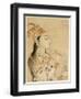 Idealized Portrait of the Mughal Empress Nur Jahan-Mughal School-Framed Premium Giclee Print