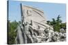 Idealized Statue of Socialist Workers Next to Mao's Museum, Tiananmen Square, Beijing, China-Gavin Hellier-Stretched Canvas