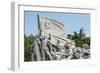 Idealized Statue of Socialist Workers Next to Mao's Museum, Tiananmen Square, Beijing, China-Gavin Hellier-Framed Photographic Print