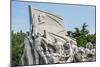 Idealized Statue of Socialist Workers Next to Mao's Museum, Tiananmen Square, Beijing, China-Gavin Hellier-Mounted Photographic Print