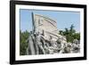 Idealized Statue of Socialist Workers Next to Mao's Museum, Tiananmen Square, Beijing, China-Gavin Hellier-Framed Photographic Print